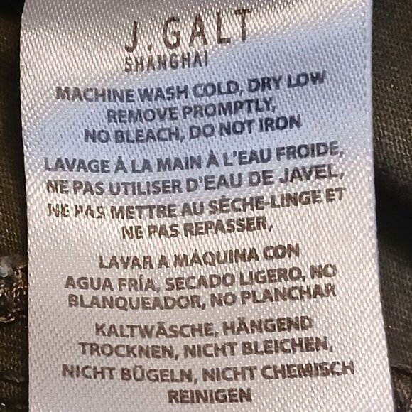 J Galt Mens Jacket Size Small Oversize Army Hooded Zip Pocket Unlined Gorpcore - Picture 4 of 4